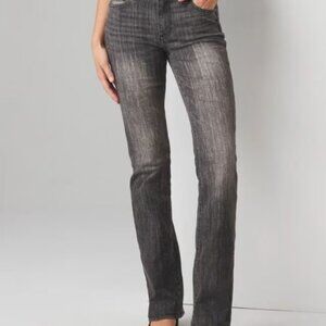 White House Black Market Gray Boot Cut Jeans